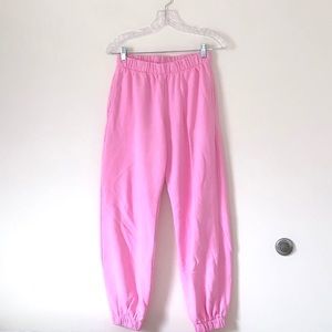 Brandy Melville Rosa Sweatpants